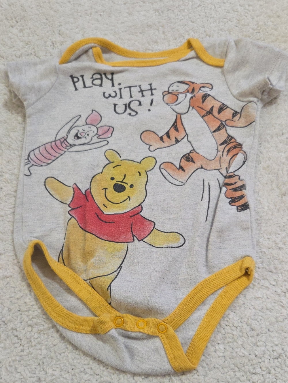 DISNEY BABY WINNIE THE POOH AND FRIENDS ONESIE